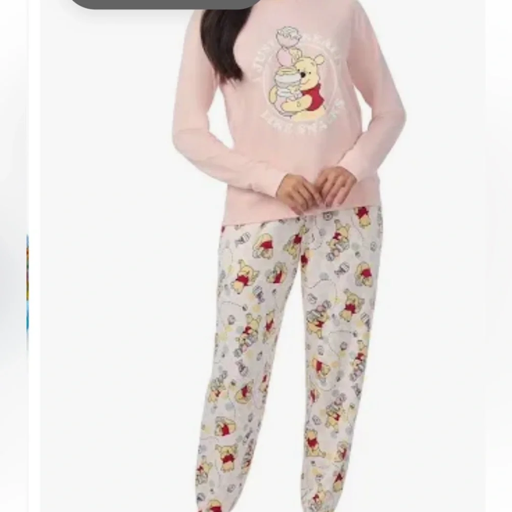 Disney Pink Winnie the Pooh Pajama Set - Picture 6 of 7